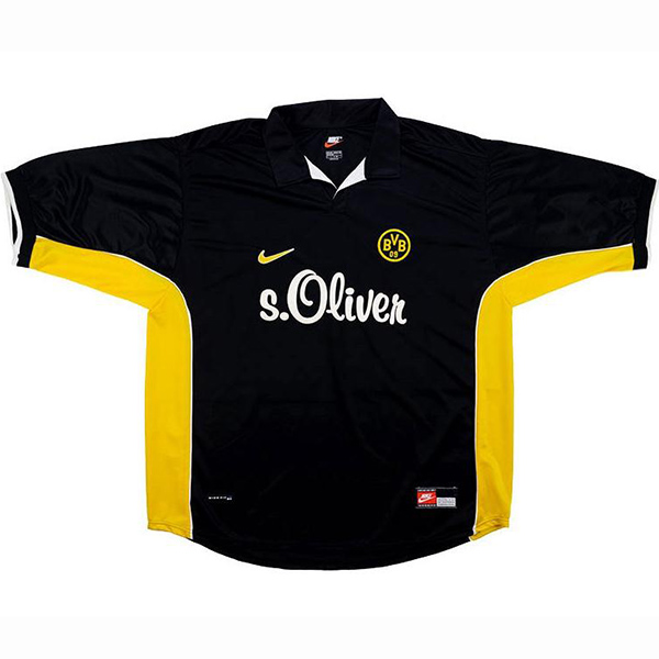Borussia dortmund seconda maglia da trasferta seconda maglia da calcio sportswear da uomo del da trasferta 1998-1999