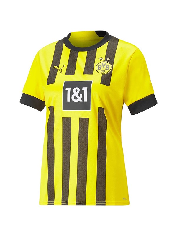 Borussia dortmund maglia da calcio femminile da casa Borussia dortmund prima maglia sportiva da calcio da donna 2022-2023