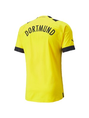 Borussia dortmund casa maglia da calcio uniforme da uomo prima maglia sportiva da calcio top maglia 2022-2023