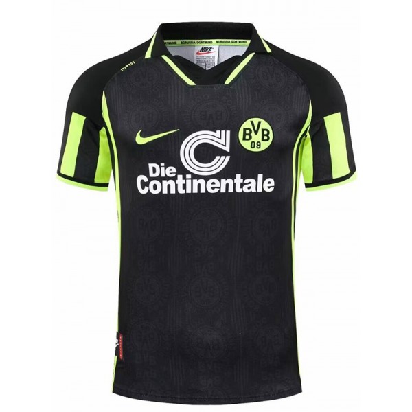 Borussia dortmund maglia da casa retrò uniforme da calcio da uomo, prima maglia sportiva da calcio 1996-1997