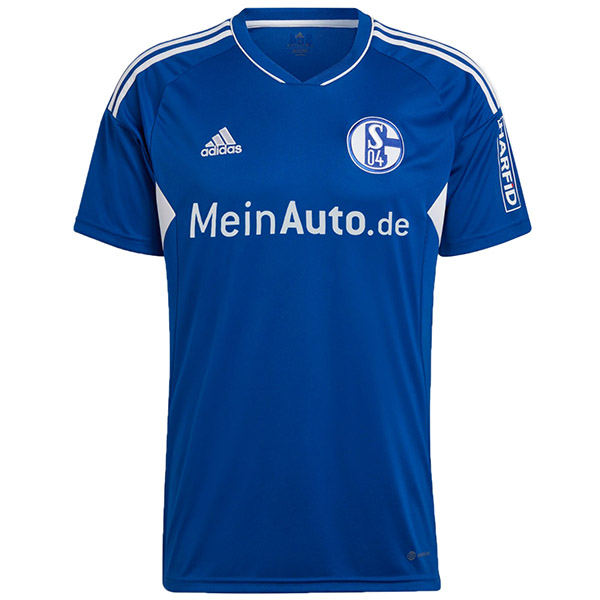Schalke 04 maglia da calcio prima maglia da calcio da uomo prima maglia sportiva 2022-2023