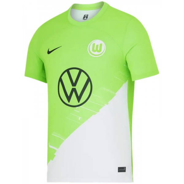 Wolfsburg maglia da casa prima maglia da calcio per abbigliamento sportivo da uomo divisa da calcio 2023-2024