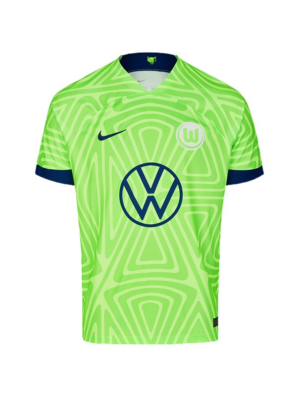 Wolfsburg maglia da calcio da casa prima maglia sportiva da uomo prima maglia sportiva da calcio 2022-2023