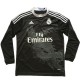 Real madrid retro away long sleeve jersey black dragon soccer maillot match men's sportwear football shirt 2014-2015