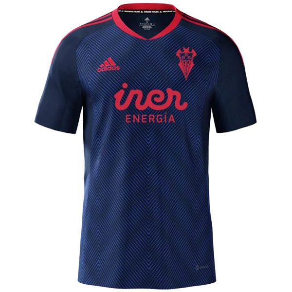 Albacete maglia da trasferta maglia da calcio da uomo secondo abbigliamento sportivo da calcio top maglia sportiva 2022-2023