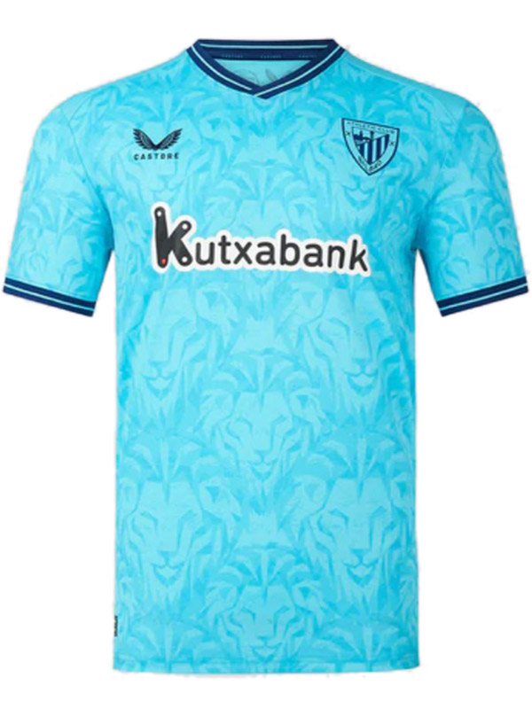 Athletic Bilbao maglia da trasferta uniforme da calcio da uomo, seconda divisa sportiva da calcio, maglia 2023-2024