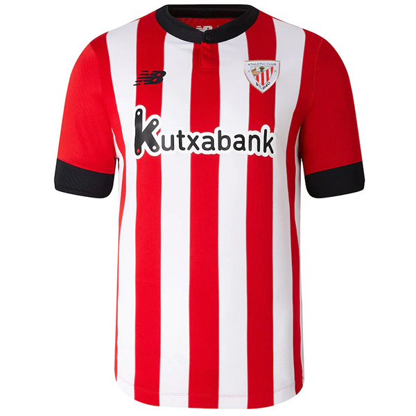 Athletic Bilbao maglia da casa dell'maglia da calcio da uomo prima maglia sportiva da calcio 2022-2023