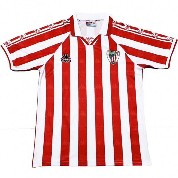 Athletic Bilbao maglia retrò da calcio kit da calcio da uomo maglia superiore 1995-1997