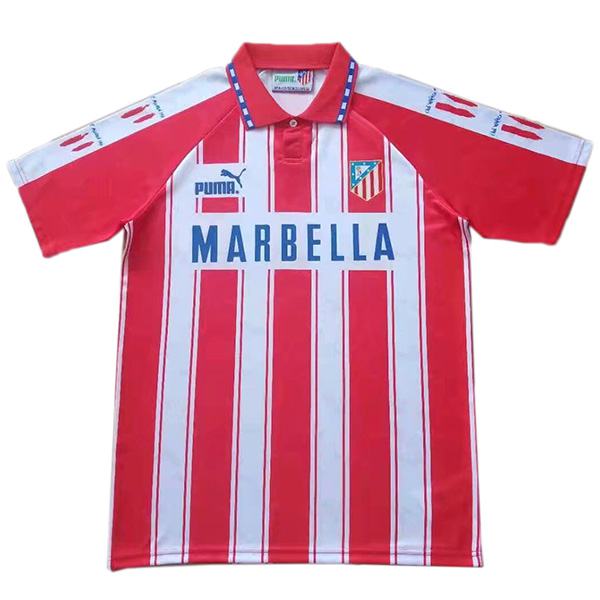 Atlético de Madrid home retro jersey vintage soccer match prima maglia da calcio sportswear da uomo 1994-1995