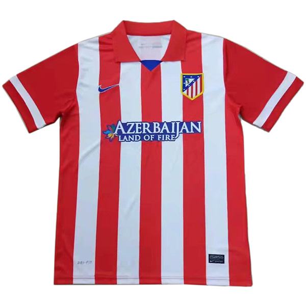 Atlético de Madrid maglia vintage home dell'maglia sportiva da uomo vintage soccer match prima maglia sportiva 2013-2014