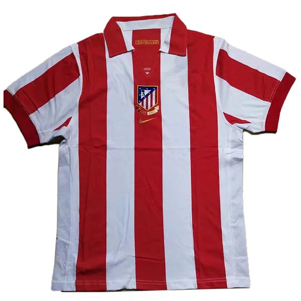 Atletico de madrid home retro soccer jersey centenary maillot match men's 1st sportwear football shirt 1903-2003