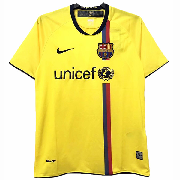Barcellona seconda maglia da calcio da uomo divisa da calcio maglia da trasferta del 2008-2009