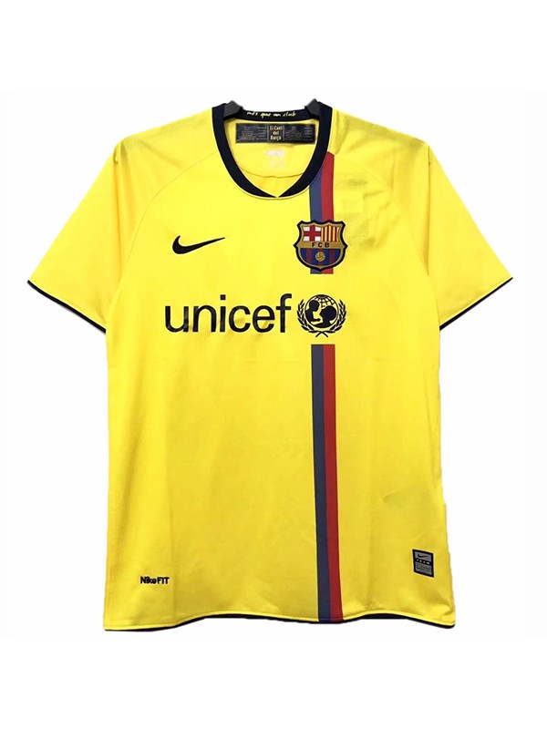 Barcellona seconda maglia da calcio da uomo divisa da calcio maglia da trasferta del 2008-2009