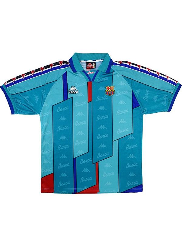 Barcelona away retro soccer jersey maillot match men's 2ed sportwear football shirt 1996-97