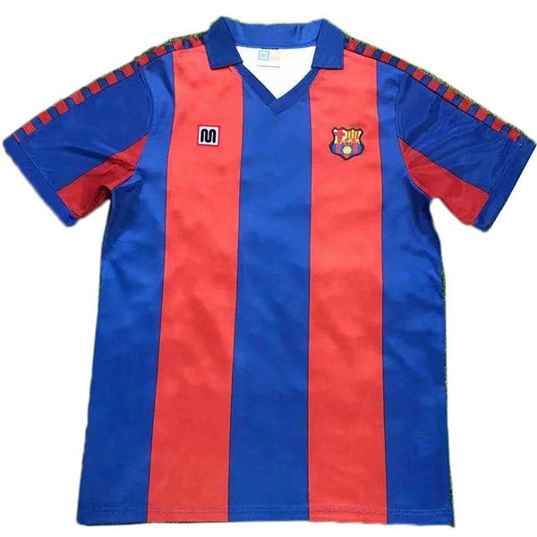 Barcellona Maglia da calcio retrò del prima maglia da calcio sportiva da uomo 1982-1984 