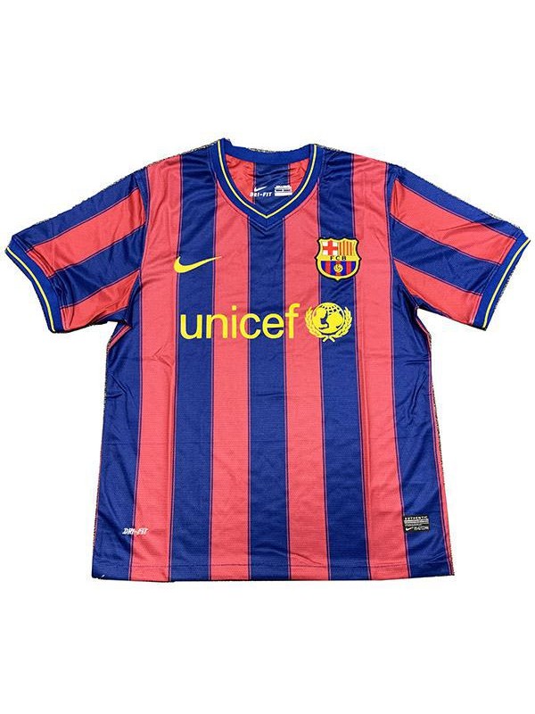 Barcellona maglia da calcio retrò del match champions edition prima maglia da calcio sportiva da uomo 2009-2010