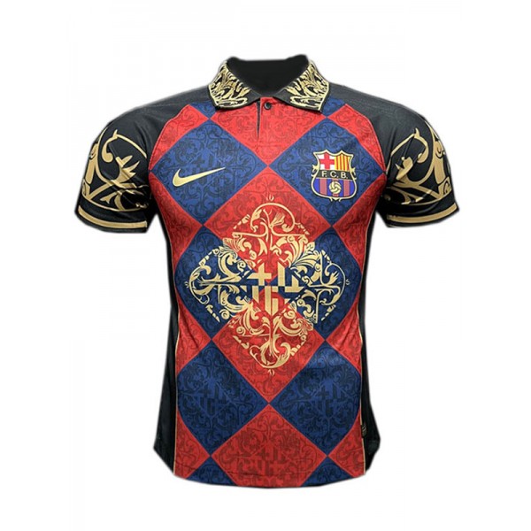 Barcelona edizione speciale maglia giocatore versione uniforme da calcio rosso uniforme abbigliamento sportivo da uomo kit da calcio top camicia sportiva 2023-2024