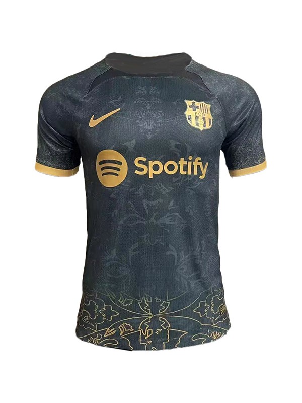 Barcelona edizione speciale maglia da calcio divisa nera kit abbigliamento sportivo da uomo maglia sportiva 2023-2024