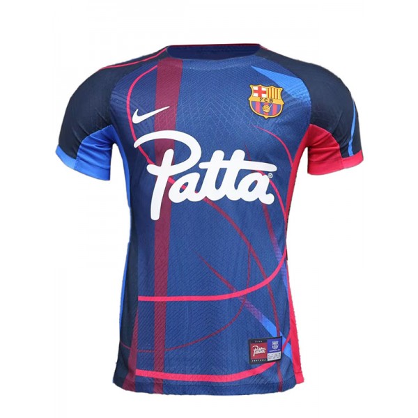 Barcelona maglia da giocatore in edizione speciale uniforme da calcio patta navy kit da calcio top maglia sportiva 2024-2025