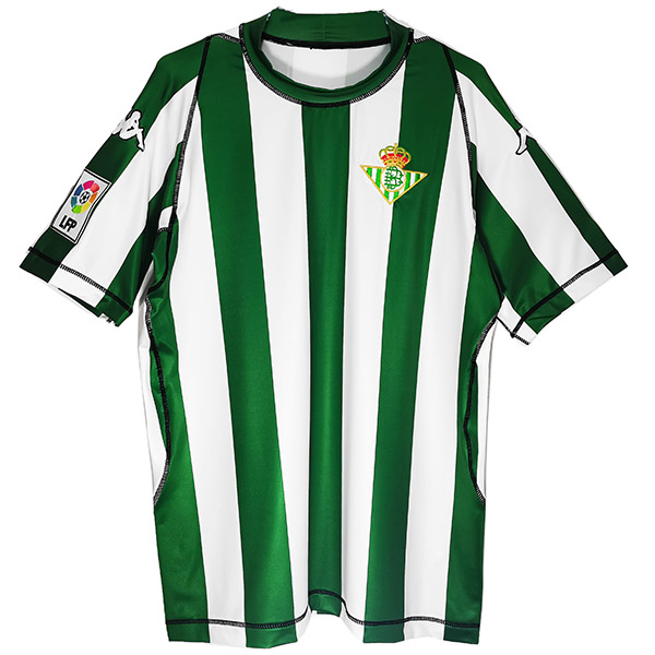 Betis maglia retrò casa del prima maglia da calcio sportiva da uomo 2003-2004