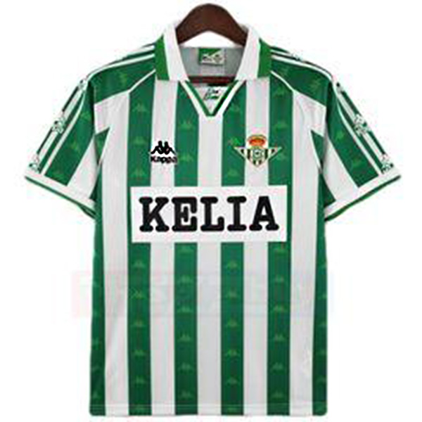 Betis maglia retrò casa del prima maglia da calcio da uomo della divisa da calcio 1996-1997