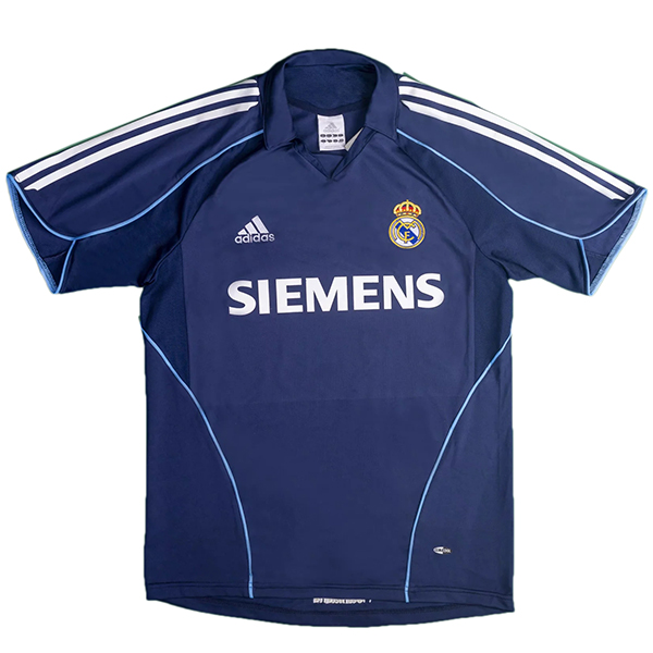 Real Madrid maglia retrò da trasferta del seconda maglia da calcio da uomo della divisa da calcio 2005-2006