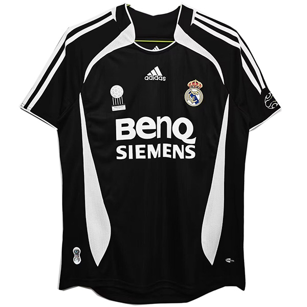 Real Madrid maglia da trasferta del divisa vintage da uomo maglia sportiva da calcio 2006-2007