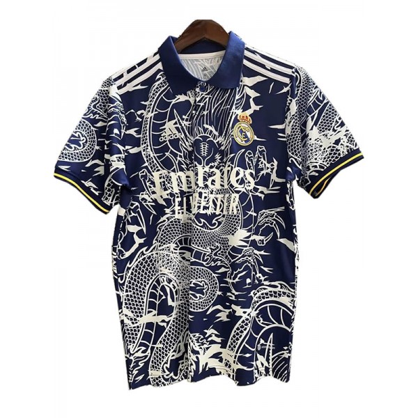 Real madrid edizione speciale maglia blu uniforme da calcio abbigliamento sportivo da uomo kit da calcio top camicia sportiva 2023-2024