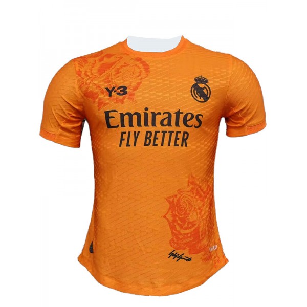 Real Madrid maglia da giocatore in edizione speciale divisa da calcio arancione da uomo kit da calcio top maglia sportiva 2024-2025