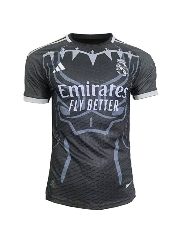 Real madrid versione giocatore speciale maglia uniforme da calcio da uomo top da calcio sport camicia nera 2023-2024