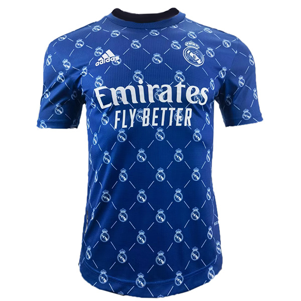Real Madrid maglia in versione giocatore speciale del divisa da calcio da uomo abbigliamento sportivo da calcio sport blu top maglia 2022-2023