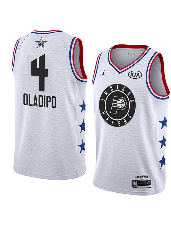 2019 All Star Game Men's Pacers Victor Oladipo White Jersey