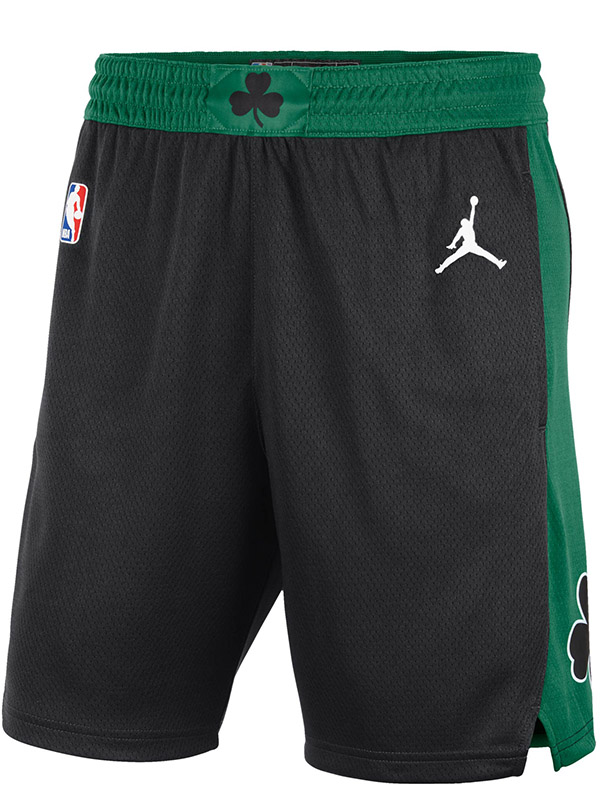Boston Celtics Pantaloncini maglia edizione da basket icona swingman da uomo kit nero