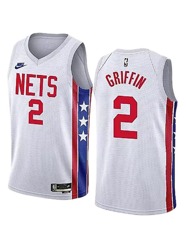 Brooklyn Nets Blake Griffin Maglia classica città 2 uniforme da basket swingman maglia bianca in edizione limitata 2023