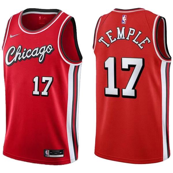 Chicago Bulls 17 Temple jersey red basketball uniform swingman kit limited edition shirt 2022-2023