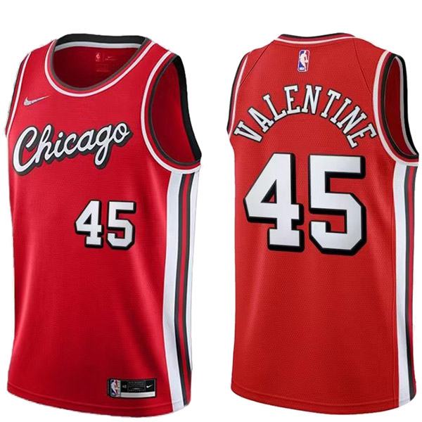 Chicago Bulls 45 Valentine jersey red basketball uniform swingman kit limited edition shirt 2022-2023
