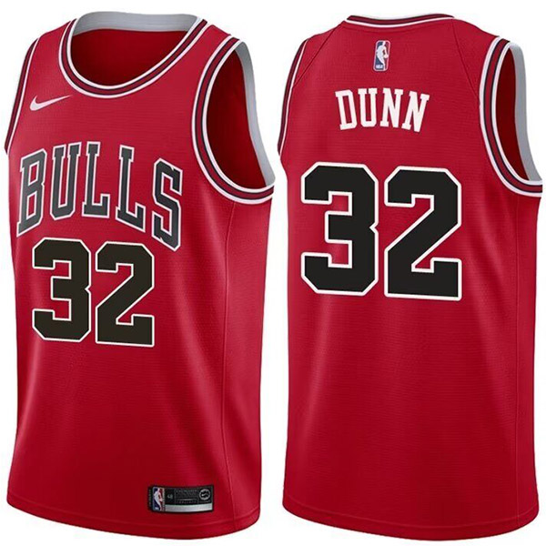 Chicago bulls city edition swingman jersey men's Kris Dunn 32 red basketball limited vest