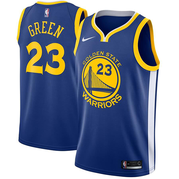 Golden State Warriors maglia 23 Draymond Green maglia blu city basket divisa swingman kit maglia edizione limitata 2022