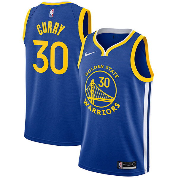 Golden State Warriors maglia 30 Stephen Curry la maglia da basket della città divisa da swingman blu maglia in edizione limitata 2022