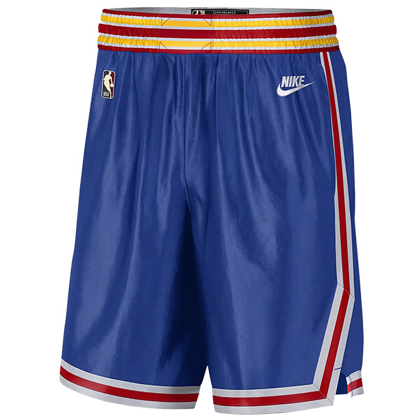 Golden State Warriors maglia edizione pantaloncini blu da basket 75th swingman da uomo limited 2022