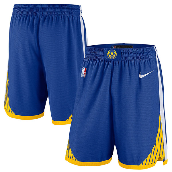 Golden State Warriors pantaloncini blu da basket 75th swingman da uomo in edizione limitata 2022