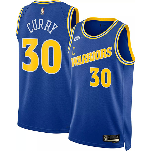 Golden state Warriors Stephen Curry jersey city edition swingman blue basketball swingman uniform edition shirt 2023