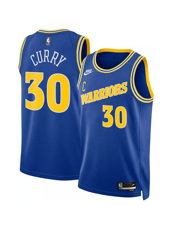Golden state Warriors Stephen Curry jersey city edition swingman blue basketball swingman uniform edition shirt 2023
