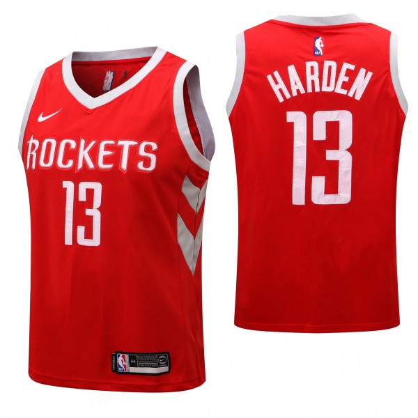 Houston Rockets 13 James Harden maglia 75a maglia da basket divisa rossa swingman in edizione limitata 2022