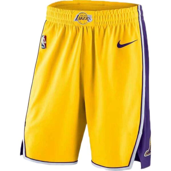 La lakers just don basketball uniforms shorts yellow 2020-2021