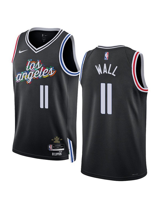 Los Angeles Clippers statement edition swingman jersey 11# Wall association black uniform kit limited shirt 2022-2023