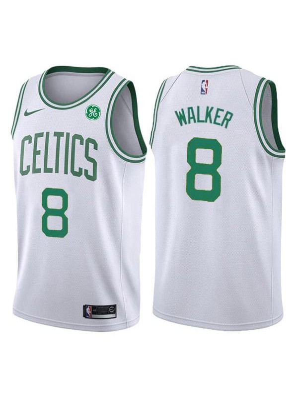 Men's Kemba Walker Celtics 8 Association NBA White Basketball Jersey