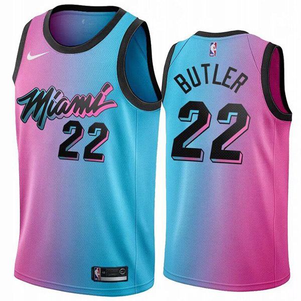 Miami Heat 22 Butler nba basketball swingman city jersey purple edition shirt 2021