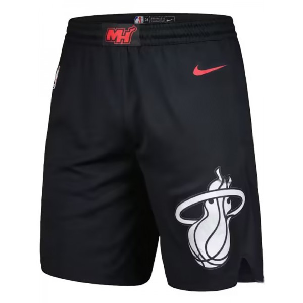 Miami Heat maglia edizione cittadina dei pantaloncini da basket icona swingman da uomo kit nero