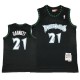 Minnesota Timberwolves Garnett 21 nba basketball swingman retro jersey black limited edition shirt